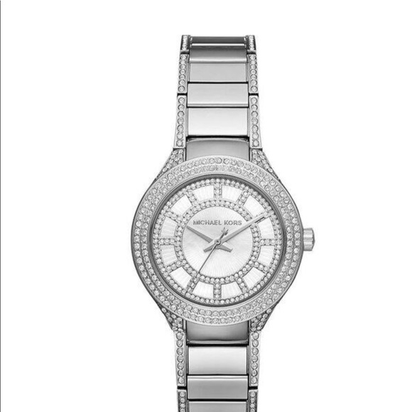 Michael Kors Mini Kerry Diamond Silver Watch main image 4